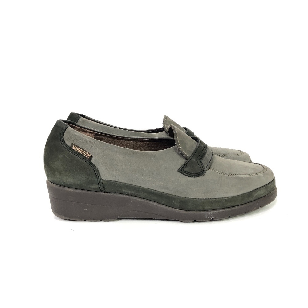Mephisto Grey Green GWENN Loafer - Picture 1 of 8